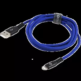Кабель EnergEA Alutough Kevlar Lightning/USB 1.5м, синий