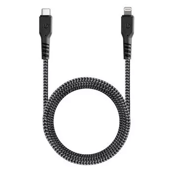 Кабель EnergEA FibraTough USB-C - Lightning USB-C / Lightning, 1,5м, черный
