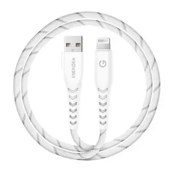 Кабель EnergEA NyloFlex USB / Lightning, 1,5м, белый