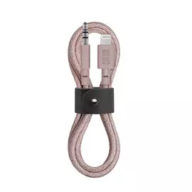 Кабель Native Union BELT Audio Lightning/jack 3.5mm 1,2м, розовый