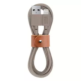 Кабель Native Union Belt Cable Lightning/USB 1,2м, бежевый