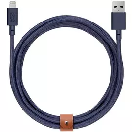 Кабель Native Union Belt Cable XL Lightning/USB 3м, синий