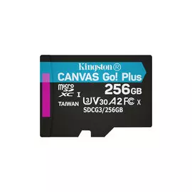 Карта памяти microSDXC Kingston Canvas Go Plus, 256GB