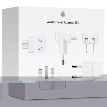 Комплект адаптеров Apple World Travel Adapter Kit, белый