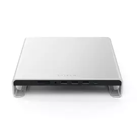 Подставка Satechi Aluminum Monitor Stand Hub for iMac серебристый, для iMac