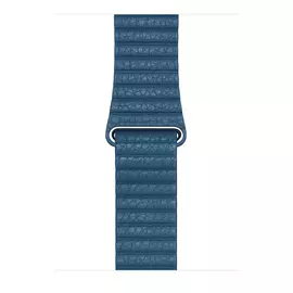 Ремешок Apple Cape Cod 44mm - M, кожа, цвет синий