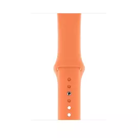 Ремешок Apple Sport 44mm S/M и M/L, эластомер, цвет свежая папайя