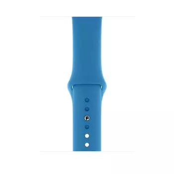 Ремешок Apple Sport Band, «синяя волна», Фторэластомер (для корпуса 44 мм)