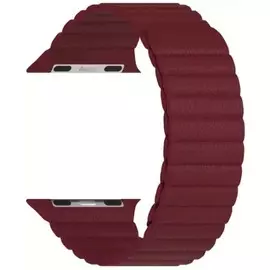 Ремешок Lyambda Pollux, бордовый, Кожа (для корпуса 44/42 мм)