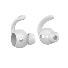Силиконовые амбушюры Deppa Hooks для AirPods, 2 пары, цвет белый