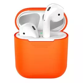 Силиконовый чехол Deppa для AirPods, оранжевый