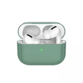 Силиконовый чехол Deppa для AirPods Pro, цвет темно-зеленый