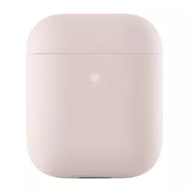 Силиконовый чехол Ubear для AirPods, цвет: розовый