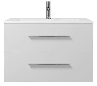 Тумба с раковиной подвесная Creto Ares 80 белый