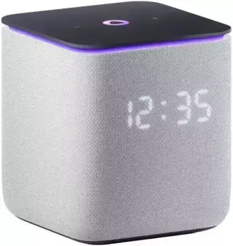 Умная колонка Яндекс Станция Миди с Алисой Zigbee, 24 Вт серый