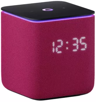 Умная колонка Яндекс Станция Миди с Алисой Zigbee, 24 Вт малиновый
