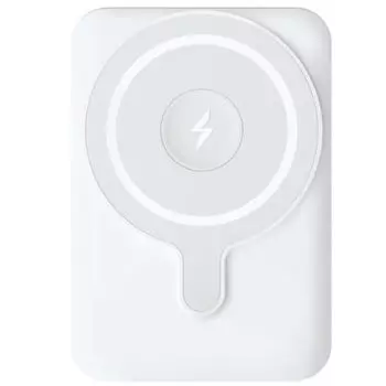 Внешний аккумулятор c БЗУ VLP Dual Magsafe PowerBank 5000 мАч, белый