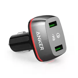 Зарядное устройство автомобильное Anker PowerDrive+, черный