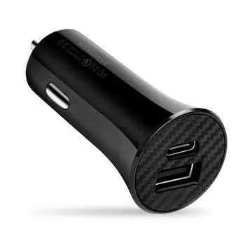 Зарядное устройство автомобильное Pitaka CA1001, черный