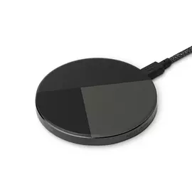 Зарядное устройство беспроводное Native Union Drop Marquetry, серый+черный