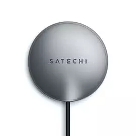 Зарядное устройство беспроводное Satechi Magnetic Wireless Charging Cable, серый космос