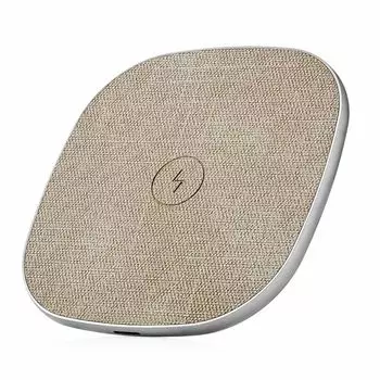 Зарядное устройство беспроводное uBear Stream, 10Вт, бежевый