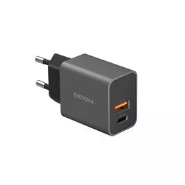 Зарядное устройство сетевое EnergEA Ampcharge PD/QC3.0 20W, серый