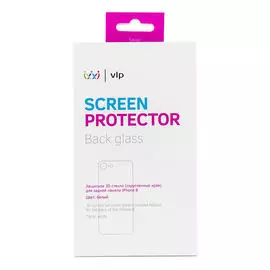 Защитное стекло VLP 3D Screen Protector для задней панели iPhone 7/8/SE, белое