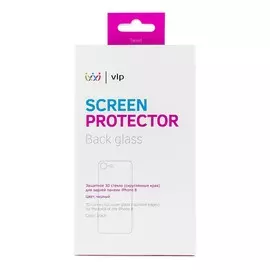 Защитное стекло VLP 3D Screen Protector для задней панели iPhone 7/8/SE, черное