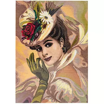 0010 Набор для вышивания 'Леди' 40х55 см