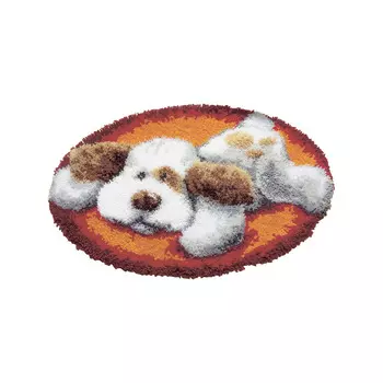 PN-0014353 Коврик (ковровая техника) Vervaco 'Собака' 70x50см