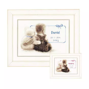 PN-0021672 Набор для вышивания Vervaco 'Мой любимый плюшевый мишка' 26x18см