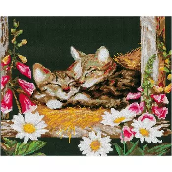 0026 Набор для вышивания Nitex 'Идиллия', 40х35 см