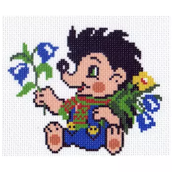 0030 Канва с рисунком Матренин посад 'Ежик' 16*20см