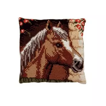 003.147 Подушка Pako 'Конь', 40х40 см