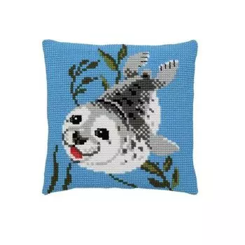 003.204 Подушка Pako 'Тюлень', 40х40 см