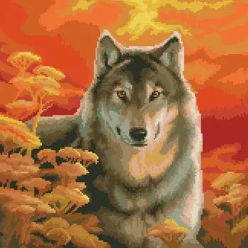 0041 Набор для вышивания Nitex 'Велес', 33х33 см