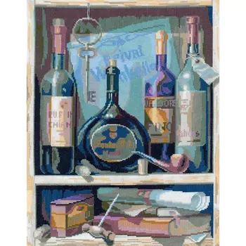 0091 Набор для вышивания'Вино' 24х33 см