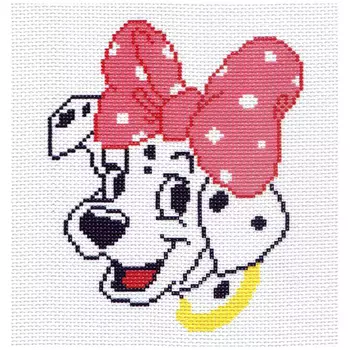 0092-1 Канва с рисунком Матренин посад 'Моника' 16*20 см (10*12 см)