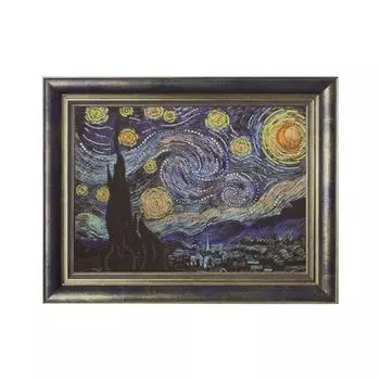 0116 Набор для выкладывания стразами 'Звездная ночь' 28х38 см