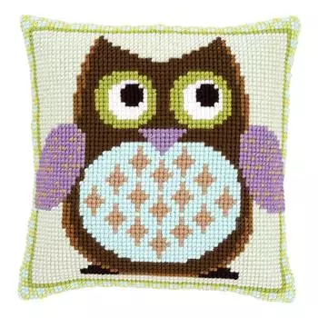 0147157-PN Подушка Vervaco 'Господин Филин' 40x40см