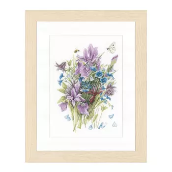 PN-0147542 Набор для вышивания LanArte 'Ирисы' 26x36см