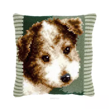 0148511-PN Подушка Vervaco 'Щенок терьера' 40x40см