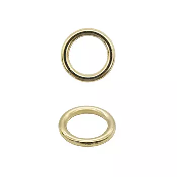 01-3154/08 Кольцо металл 8мм, золото ГР