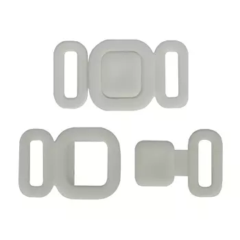 01-7150 Застежка 7мм, белый ГР