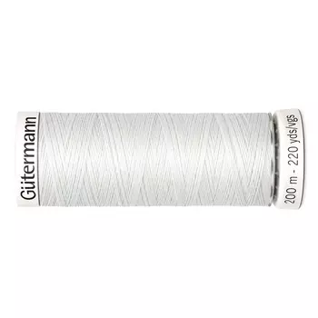 01 Нить Sew-all для всех материалов, 200м, 100% п/э Gutermann 748277 (643 светло-серебристый)