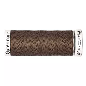 01 Нить Sew-all для всех материалов, 200м, 100% п/э Gutermann 748277 (815 орех)