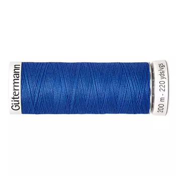 01 Нить Sew-all для всех материалов, 200м, 100% п/э Gutermann 748277 (959 голубой королевский)