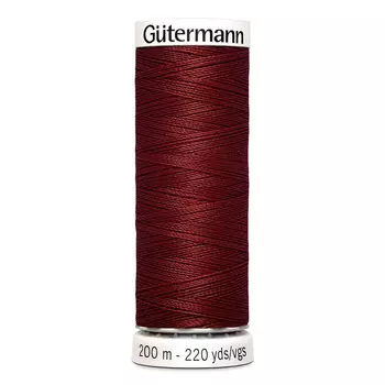 01 Нить Sew-all для всех материалов, 200м, 100% п/э Gutermann 748277 (221 красно-терракотовый)