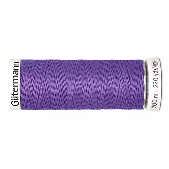 01 Нить Sew-all для всех материалов, 200м, 100% п/э Gutermann 748277 (391 сиреневый)